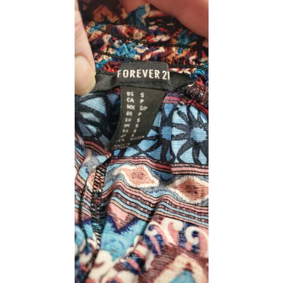 Forever 21 Shorty Shorts Aztec Style Print Size Small - Picture 5 of 5